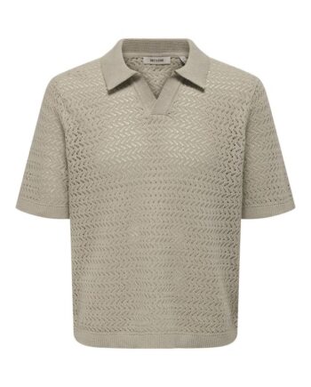 Onsnyle   Ss Split Polo Knit