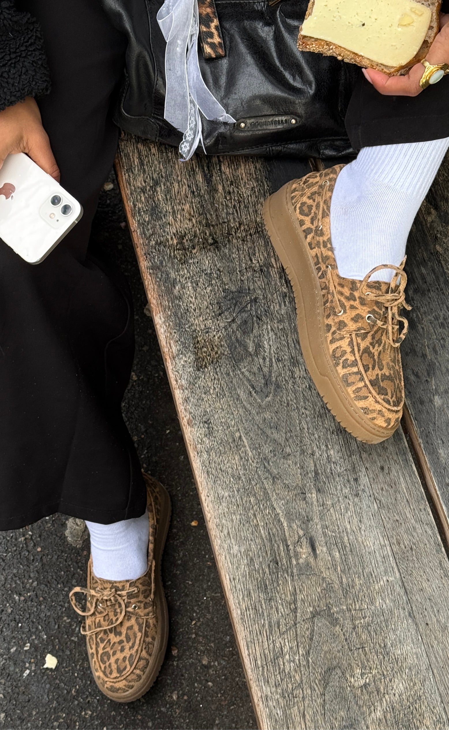 Phenumb Sko Tide   Suede Leopard