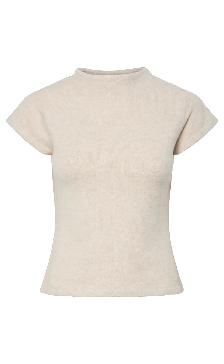 Pieces Top Familla Silver Gray