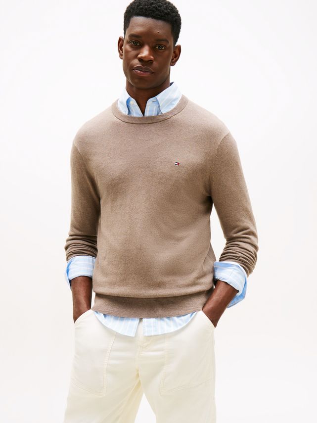 Pima Org Ctn Cashmere Crew Neck