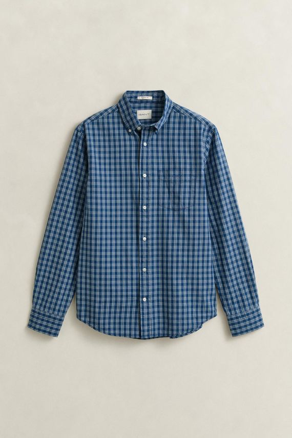 Reg Indigo Check Shirt