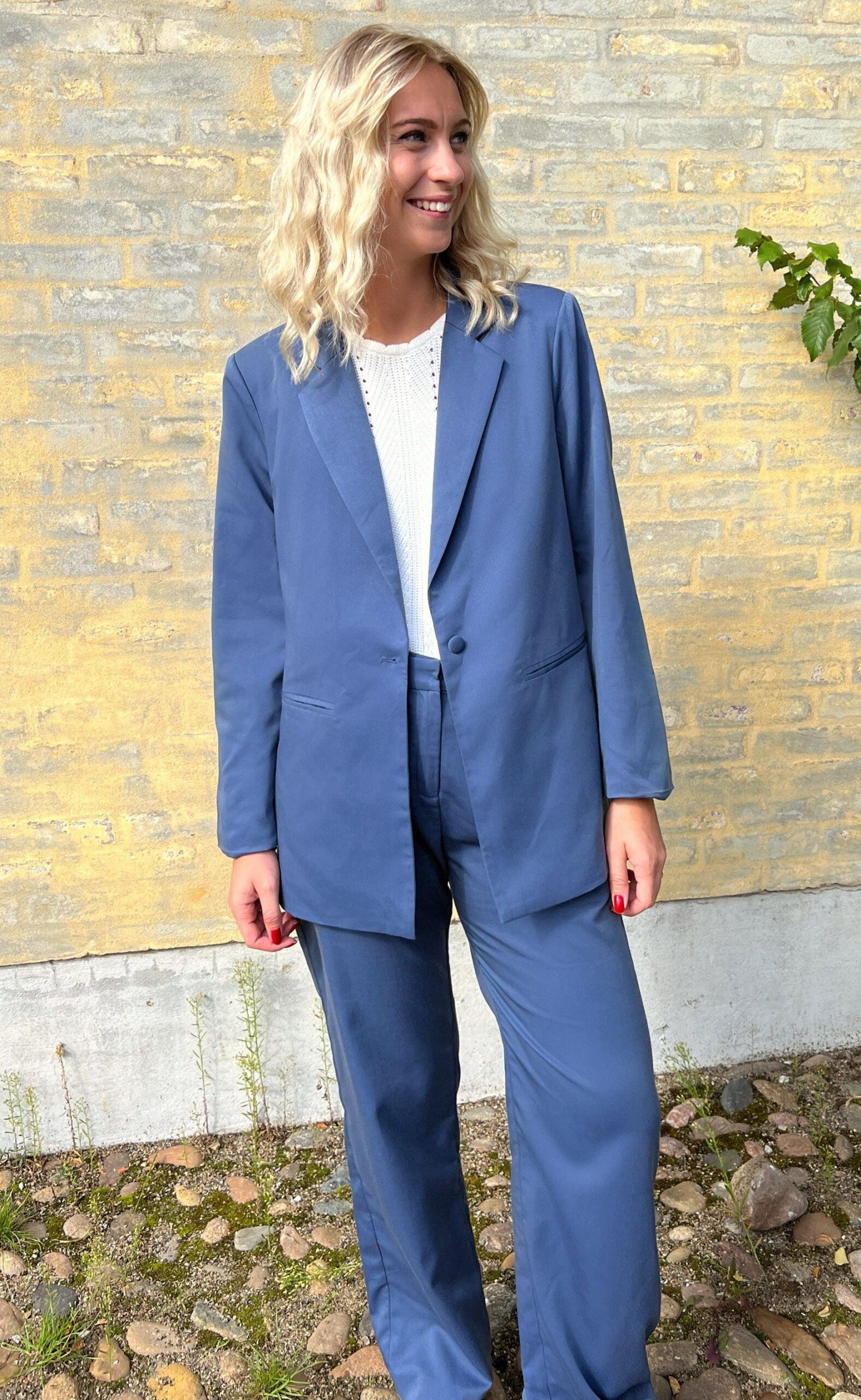Say Ina Copenhagen Blazer Zoey Dusty Blue