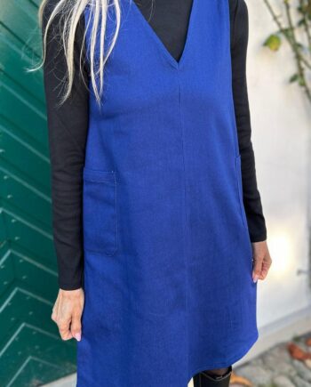 Say Ina Copenhagen Kjole Ania Spencer Dark Denim Blue