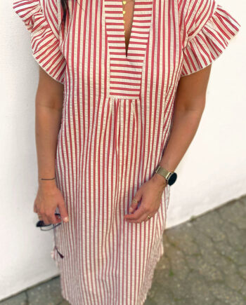 Say Ina Copenhagen Kjole Winnie White   Red Striped