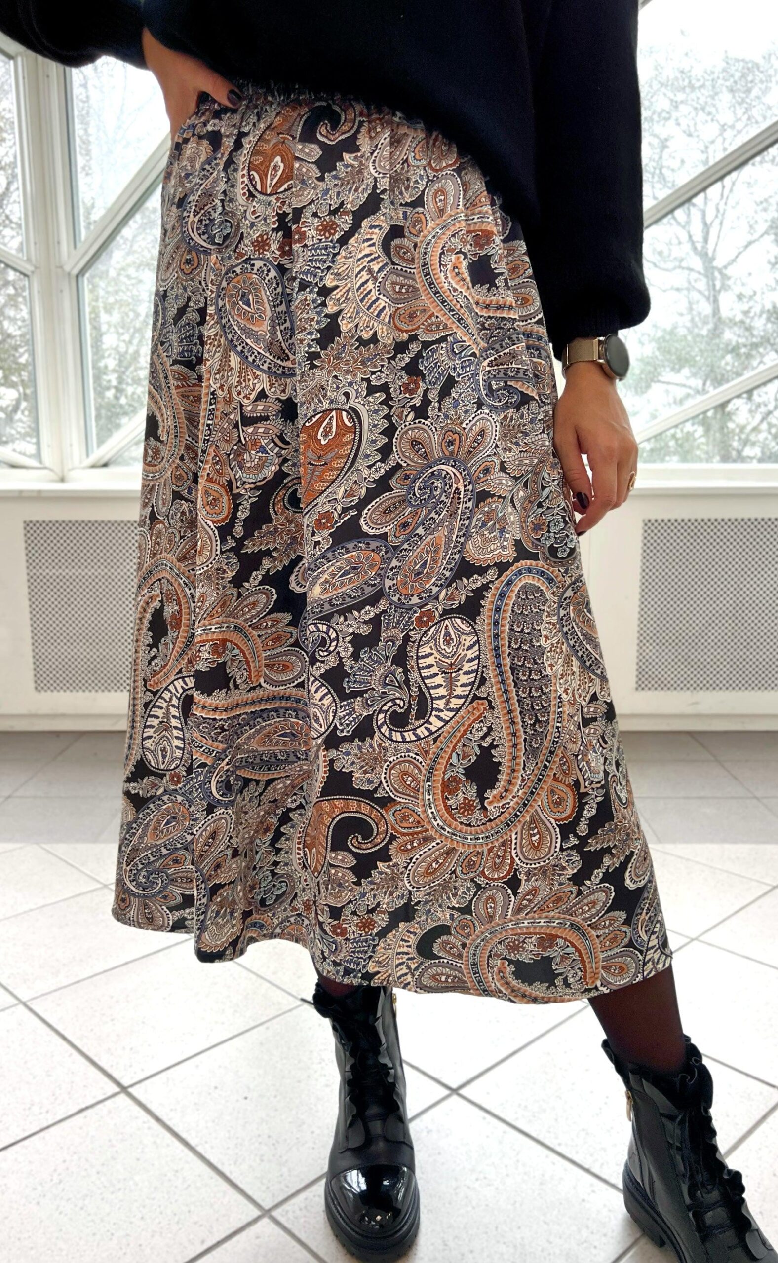 Say Ina Copenhagen Nederdel Hanne Paisley Night