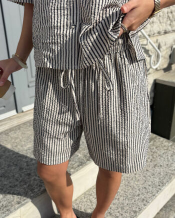 Say Ina Copenhagen Shorts Marika Black Striped