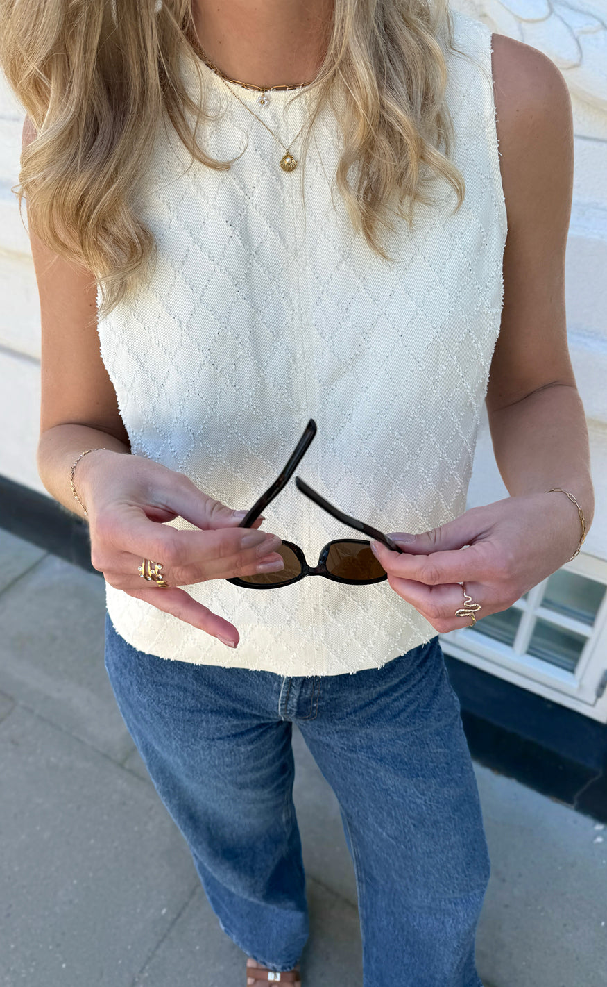 Say Ina Copenhagen Top Naja Off White Square