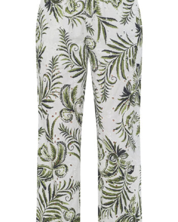 Sisters Point Bukser Gilma-pa2 Cream Green