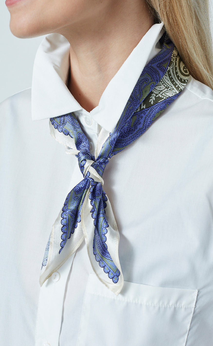 Sisters Point Tørklæde Scarf-500 Khaki Comb