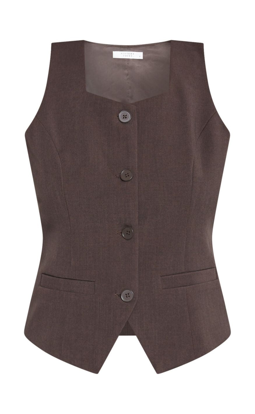 Sisters Point Vest Gema-ve    Chocolate