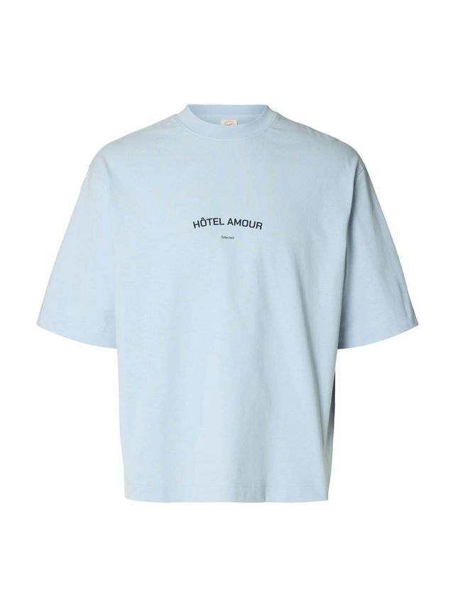 Slhboxyliam Ss -neck Tee Hotel Amo