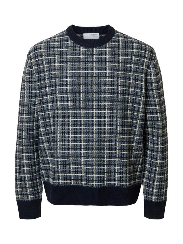Slhmikolas Ls Knit Relaxed Crew Nec
