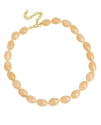 Smykkeli Copenhagen Halskæde Pearl Babe Beige