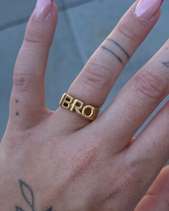 Smykkeli Copenhagen Ring Bro Golden Colour