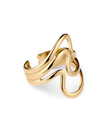 Smykkeli Copenhagen Ring Emma Big Gold Colour