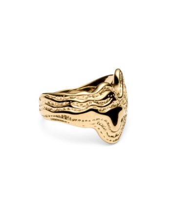Smykkeli Copenhagen Ring Line Gold Colour