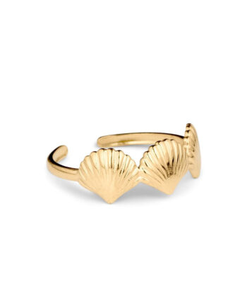 Smykkeli Copenhagen Ring Shelly Gold Colour