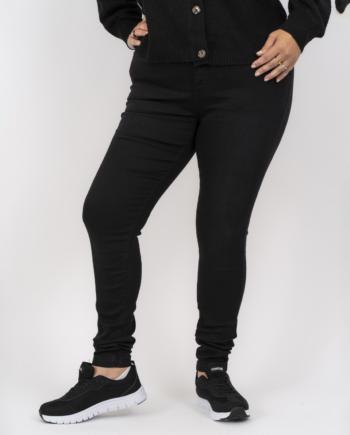 Steenholt Grace Dame Jeans    Stretch Plus Size Black 54 32