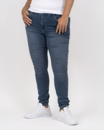 Steenholt Grace Dame Jeans    Stretch Plus Size Medium Light Blue 54 32