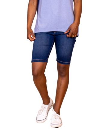 Steenholt Grace Dame Shorts Blue Denim 44