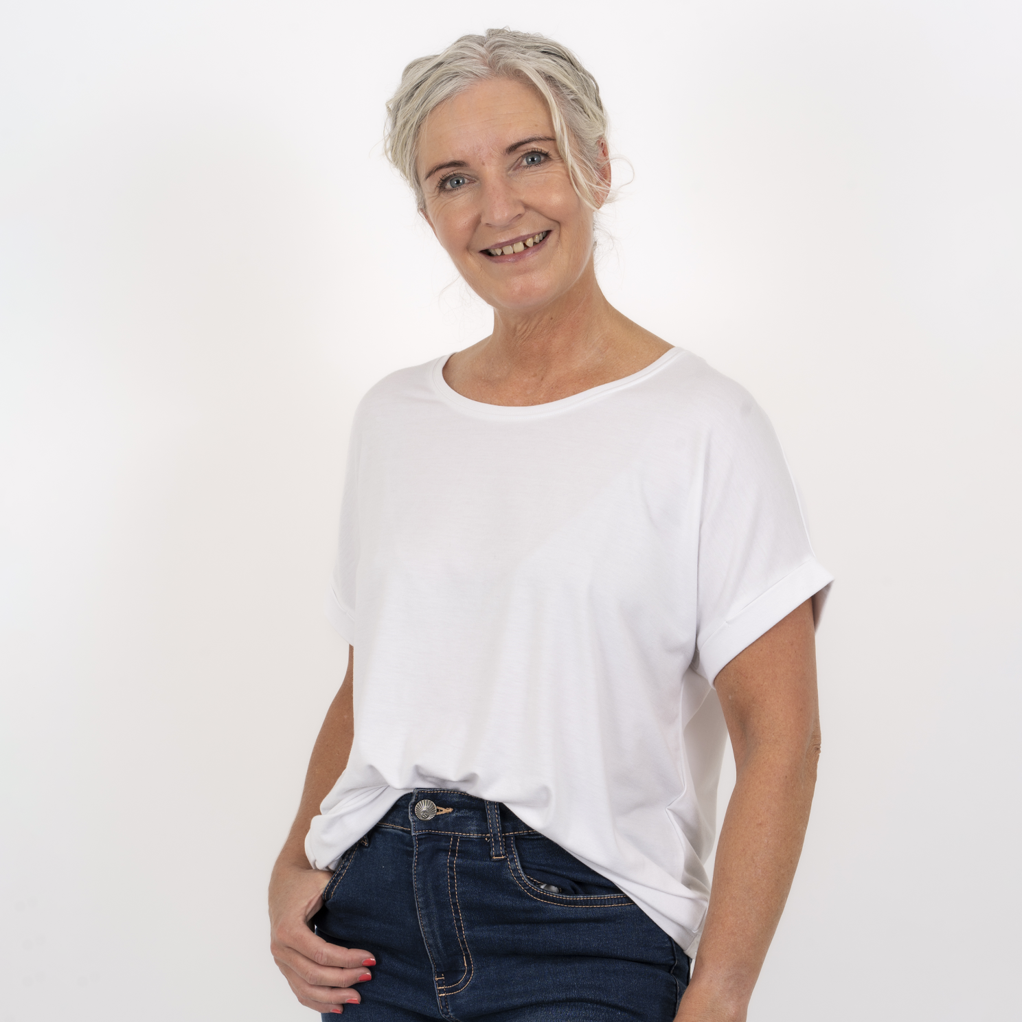 Steenholt Joan Dame -shirt Bright White
