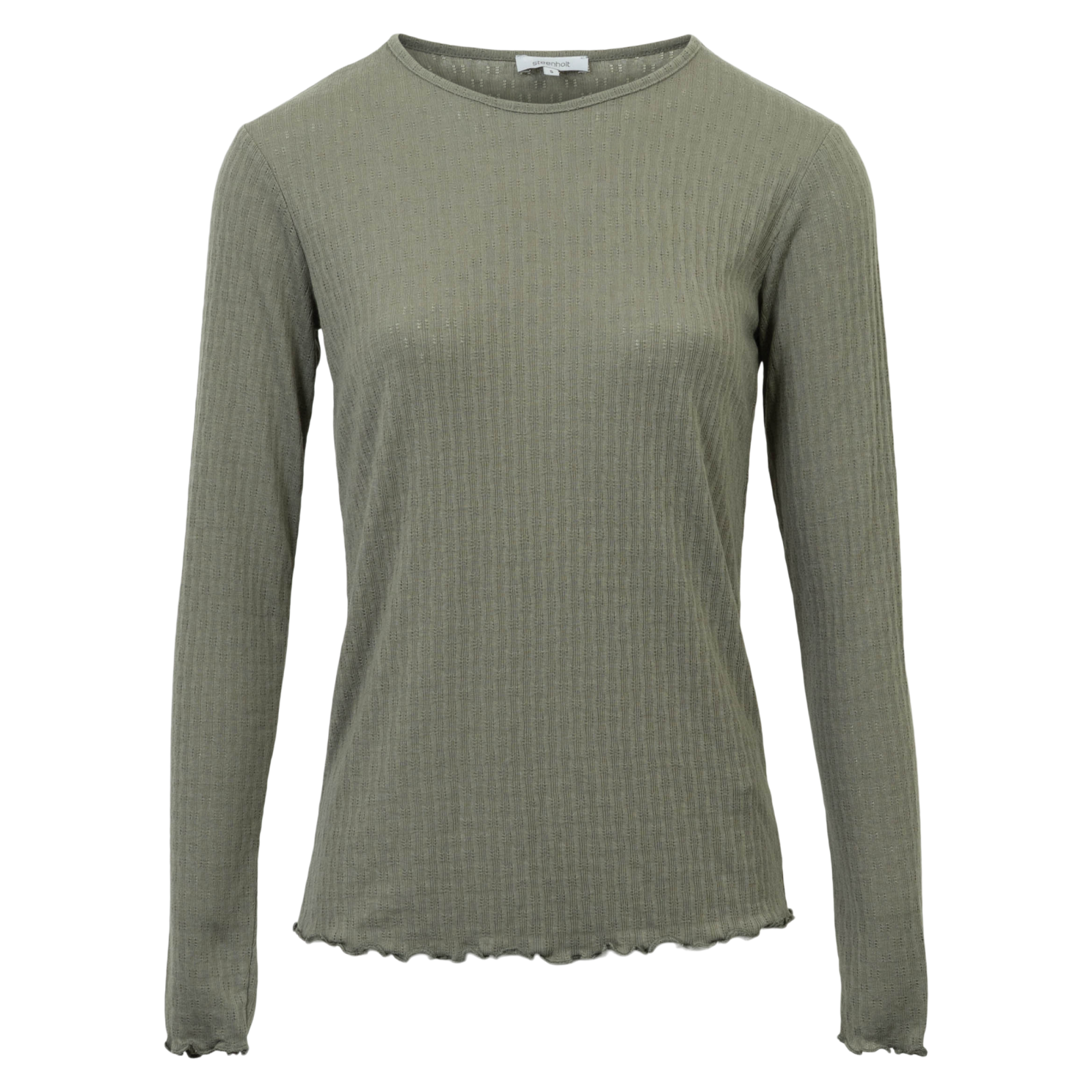 Steenholt Rose Dame Bluse Vetiver 46