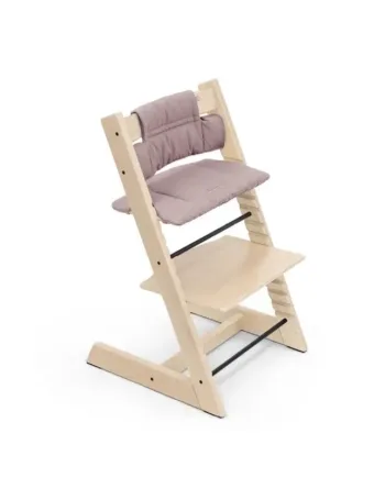 Stokke Tripp Trapp Stol Inkl  Hynde Vanilla White   Star Silver