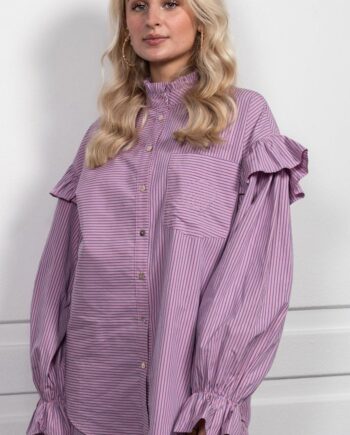 Stories From The Atelier Skjorte Ocean Vibes Purple