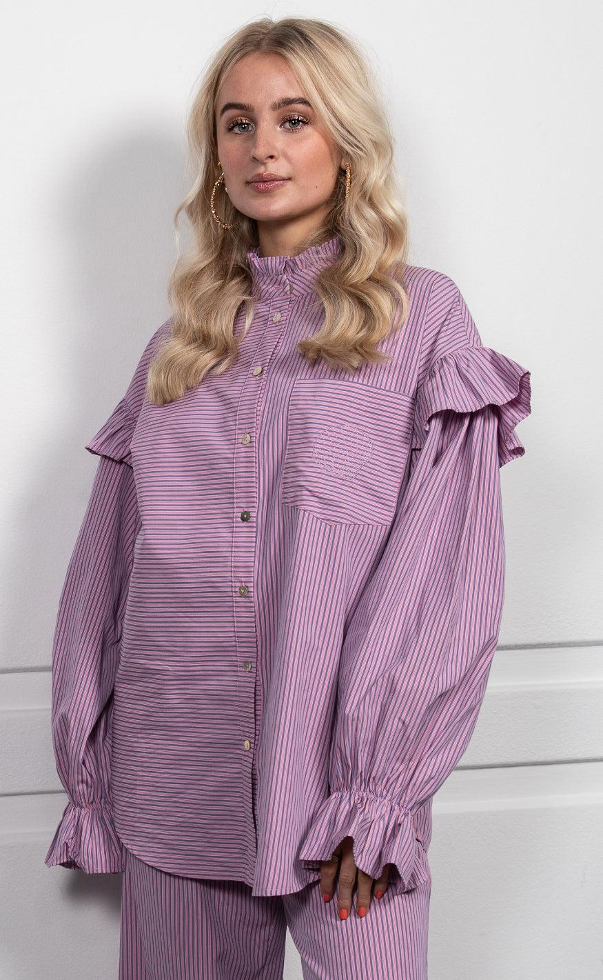 Stories From The Atelier Skjorte Ocean Vibes Purple