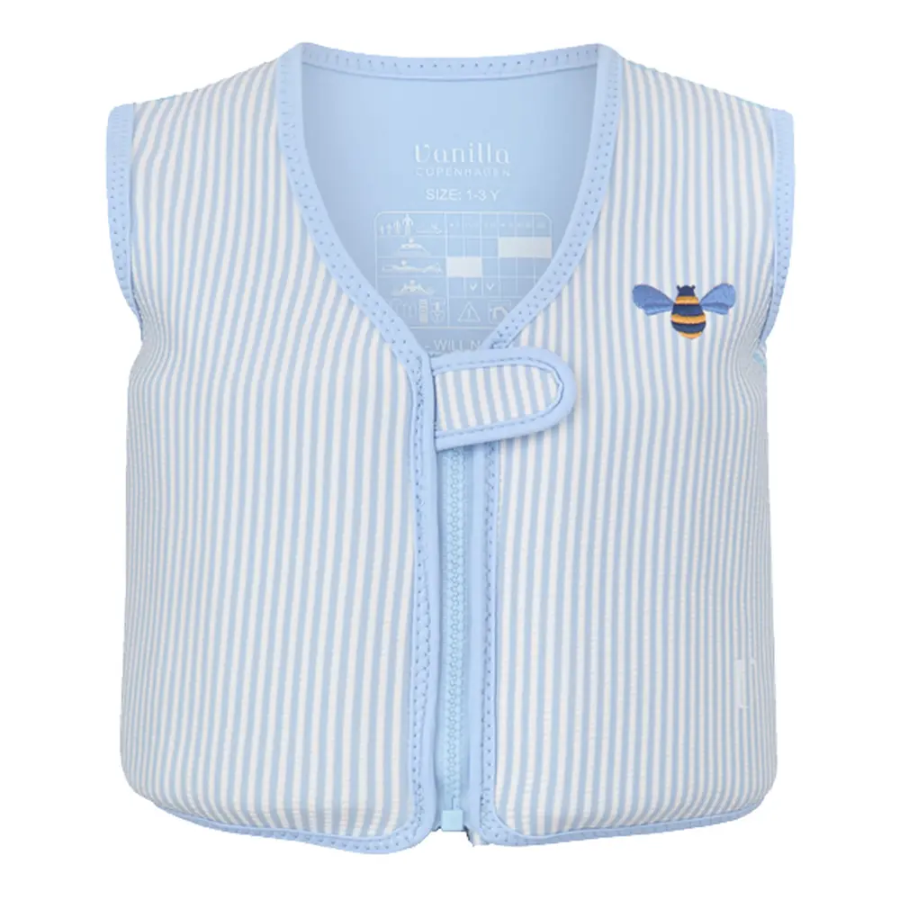 Svømmevest Seersucker Honeybee Blue - år