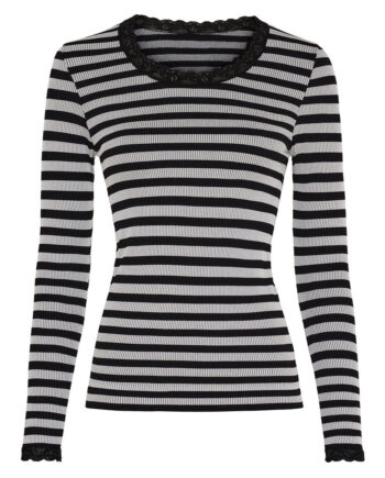 Tim   Simonsen Bluse Isa Frida Nero Bianco