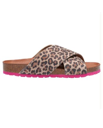 Tim   Simonsen Sandaler Annet Leopard Crudo Fucsia