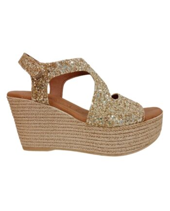 Tim   Simonsen Sandaler Masha Glitter Gold