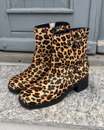Tim   Simonsen Støvle Lora Biker Boot  Leo Hair On