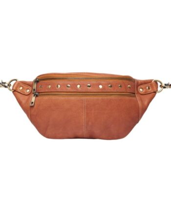 Tim   Simonsen Taske Astrid Stud Bumbag Cognac