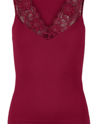 Tim   Simonsen Top Belen  -lace Bordo  Vendbar