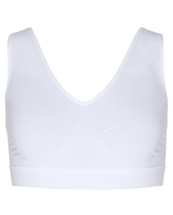 Tim   Simonsen Wide Strap Bra White