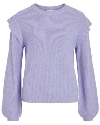 Vila Bluse Ril Flounce Sweet Lavender