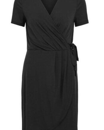 Vila Kjole Nayeli Knee Wrap Black