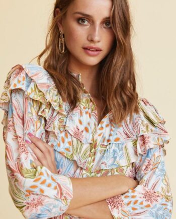 Yas Botanica Shirt Botanica Print