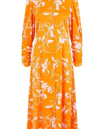 Yas Dress Paris Orange Och