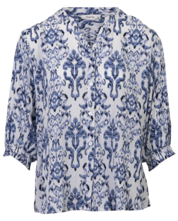 Zbyz Dame Skjorte Blue Combo 46 48