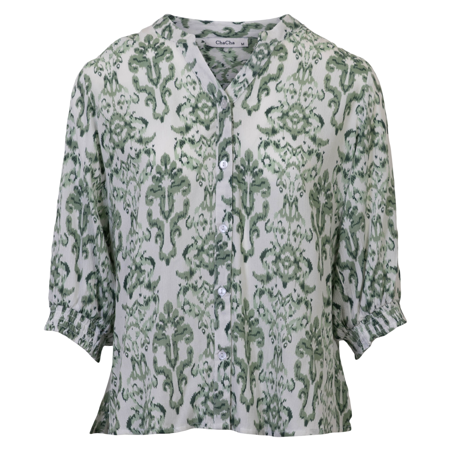 Zbyz Dame Skjorte Green Combo 46 48
