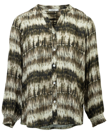 Zbyz Dame Skjorte Khaki Combo 46 48