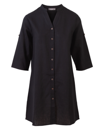 Zbyz Dame Tunika Plus Size Black 46 48