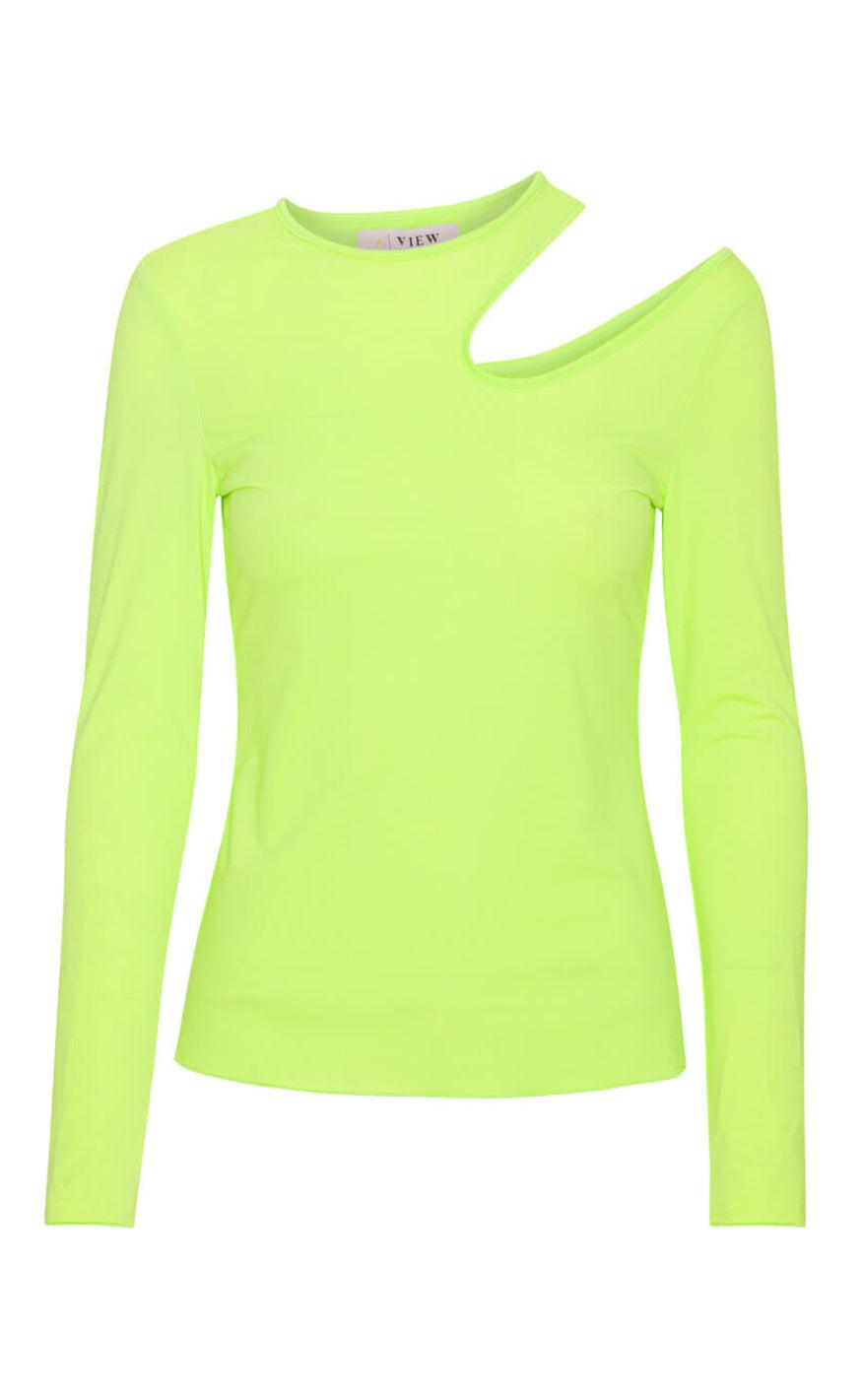 -view Bluse Scarla Lime