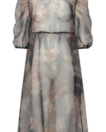 -view Kjole Hilma Long Dress Black