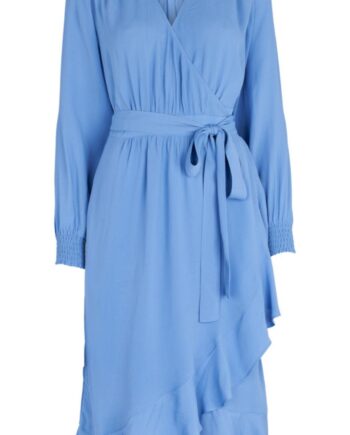 Basic Apparel Kjole Nilla Azure Blue