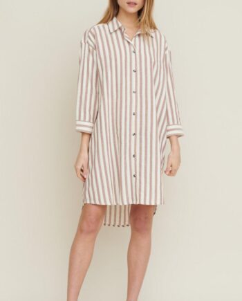 Basic Apparel Skjortekjole Nori Mink