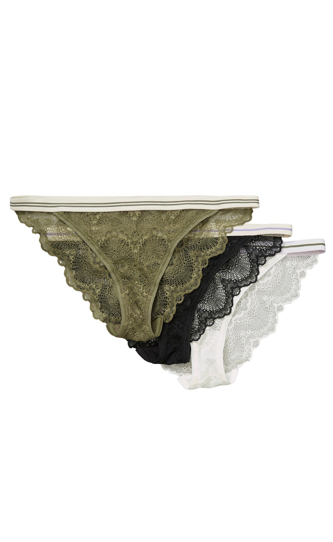 Beck Söndergaard Cheeky   Pack Wave Lace Ray Black Green Offwhite
